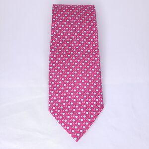 Vineyard Vines Silk Tie Pink Palmetto Tree Carolina